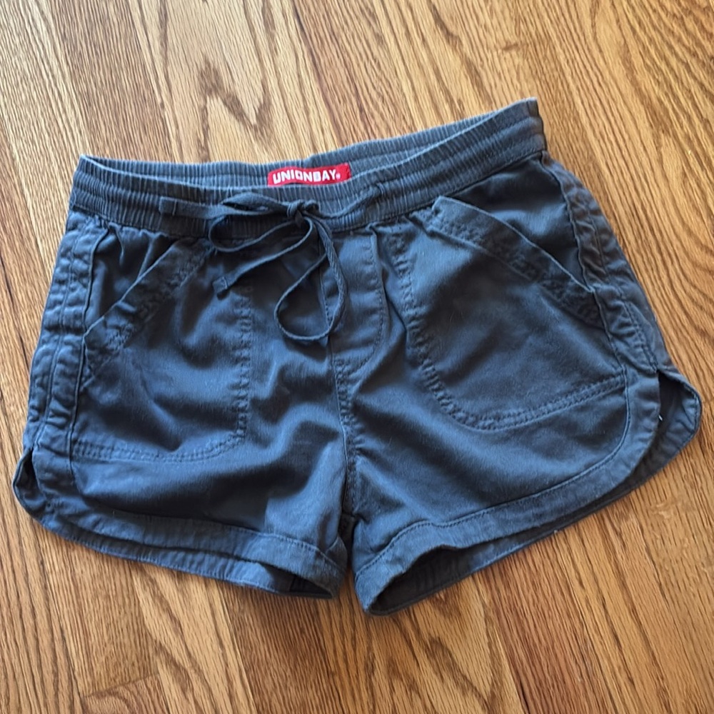 EUC Union Bay Juniors Charcoal Shorts